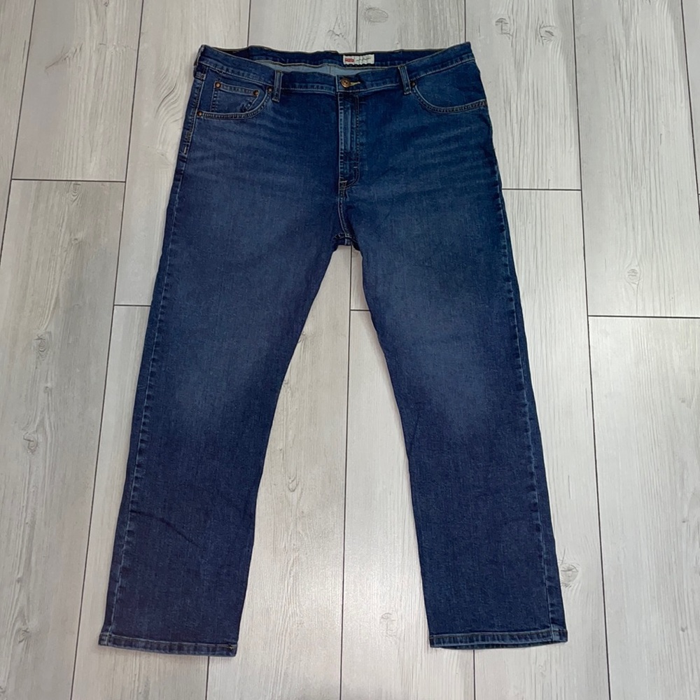 Wrangler Slim straight 42x30 RN 130273 medium blue jeans